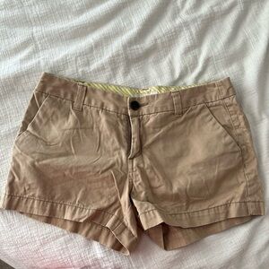 💛 bundle for $3- Light Khaki Cargo Shorts with Relaxed Fit and Flat Waistband